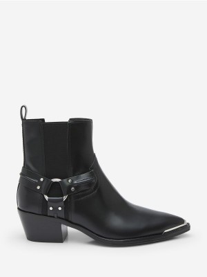Botki ASH Dusty Damskie Czarne | 186049HME