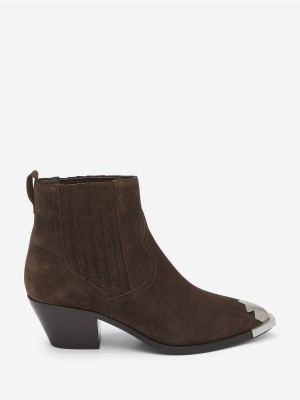 Botki ASH Floyd Damskie Espresso | 276180TXI