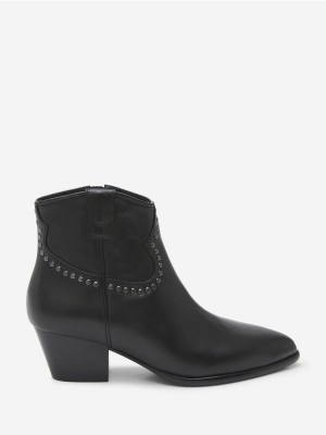 Botki ASH Houston Bis Damskie Czarne | 587016TUK