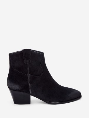 Botki ASH Houston Damskie Czarne | 658027UOY