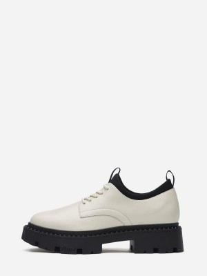 Oxfords ASH Giant Damskie Czarne | 267140ZLG