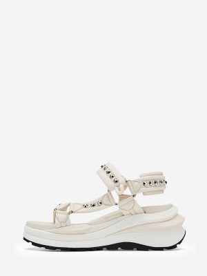 Sneaker Sandals ASH Shogun Damskie Talc | 719256IJO