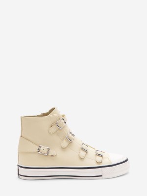 Trampki Wysokie ASH Virgin Damskie Vaniglia | 426917RPT